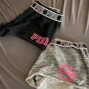 2 pairs PINK shorts size M